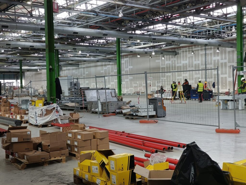 direttore dei lavori nei cantieri industriali