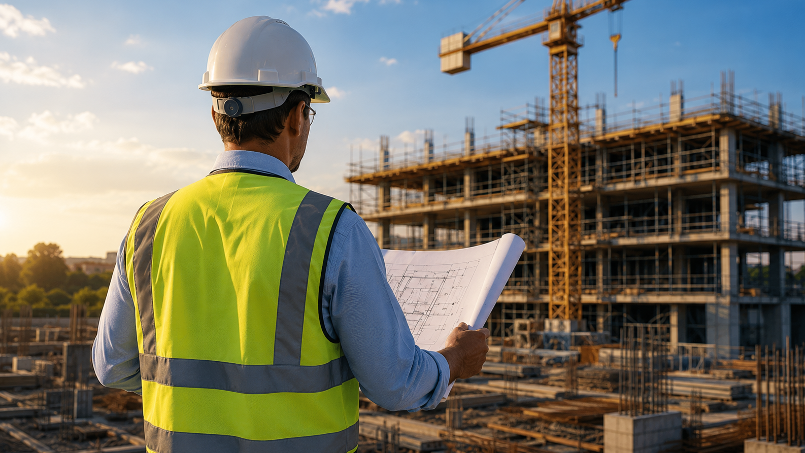 direzione-lavori Direzione lavori durante il controllo tecnico di un cantiere